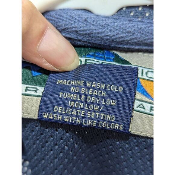 ExOfficio Men's Blue Mesh Short-Sleeve Polo Style Shirt Size L - Picture 6 of 7